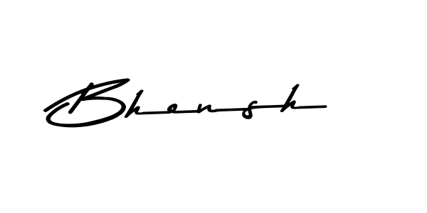 Similarly Asem Kandis PERSONAL USE is the best handwritten signature design. Signature creator online .You can use it as an online autograph creator for name Bhensh. Bhensh signature style 9 images and pictures png