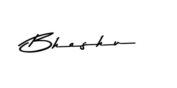 Make a beautiful signature design for name Bheshu. With this signature (Asem Kandis PERSONAL USE) style, you can create a handwritten signature for free. Bheshu signature style 9 images and pictures png