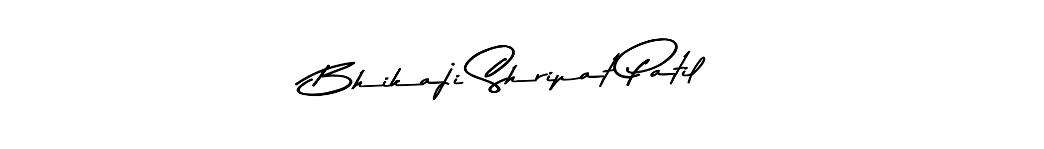 This is the best signature style for the Bhikaji Shripat Patil name. Also you like these signature font (Asem Kandis PERSONAL USE). Mix name signature. Bhikaji Shripat Patil signature style 9 images and pictures png