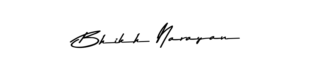 How to make Bhikh Narayan signature? Asem Kandis PERSONAL USE is a professional autograph style. Create handwritten signature for Bhikh Narayan name. Bhikh Narayan signature style 9 images and pictures png