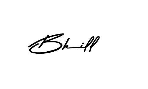 Also we have Bhill name is the best signature style. Create professional handwritten signature collection using Asem Kandis PERSONAL USE autograph style. Bhill signature style 9 images and pictures png