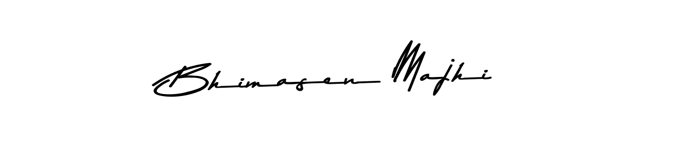 You should practise on your own different ways (Asem Kandis PERSONAL USE) to write your name (Bhimasen Majhi) in signature. don't let someone else do it for you. Bhimasen Majhi signature style 9 images and pictures png