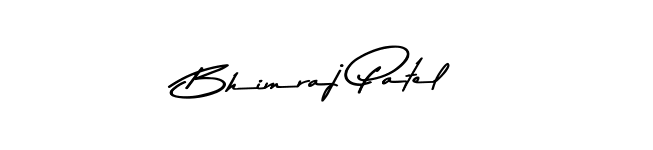 Create a beautiful signature design for name Bhimraj Patel. With this signature (Asem Kandis PERSONAL USE) fonts, you can make a handwritten signature for free. Bhimraj Patel signature style 9 images and pictures png