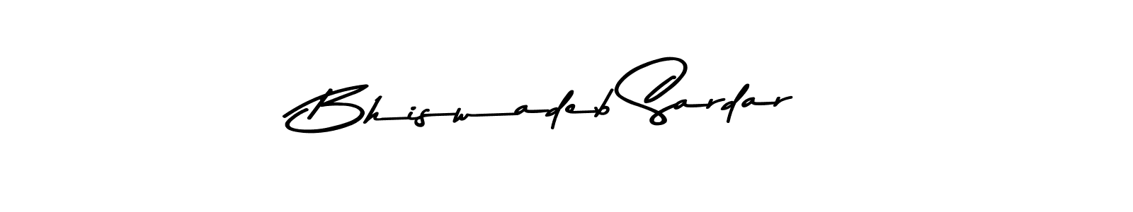 Use a signature maker to create a handwritten signature online. With this signature software, you can design (Asem Kandis PERSONAL USE) your own signature for name Bhiswadeb Sardar. Bhiswadeb Sardar signature style 9 images and pictures png