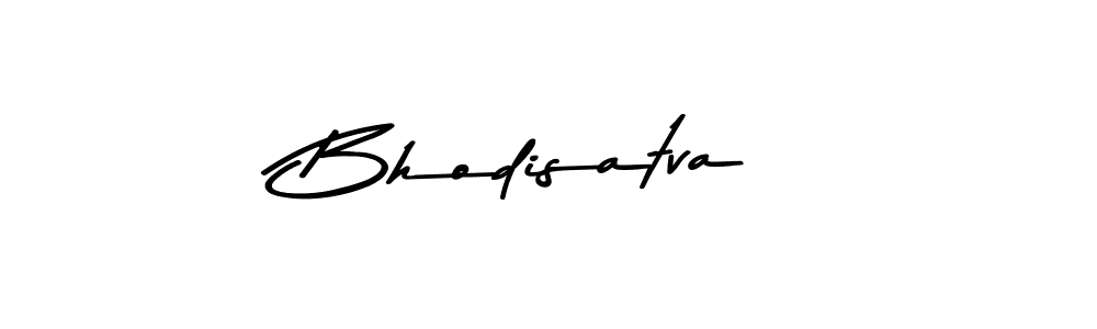 Bhodisatva stylish signature style. Best Handwritten Sign (Asem Kandis PERSONAL USE) for my name. Handwritten Signature Collection Ideas for my name Bhodisatva. Bhodisatva signature style 9 images and pictures png