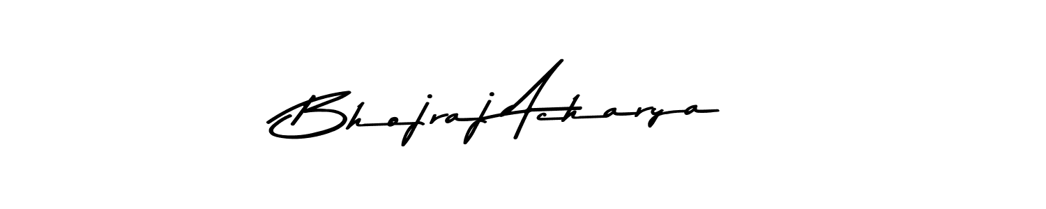 Design your own signature with our free online signature maker. With this signature software, you can create a handwritten (Asem Kandis PERSONAL USE) signature for name Bhojraj Acharya. Bhojraj Acharya signature style 9 images and pictures png