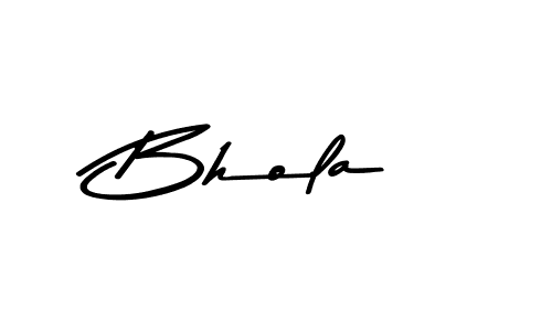 Bhola stylish signature style. Best Handwritten Sign (Asem Kandis PERSONAL USE) for my name. Handwritten Signature Collection Ideas for my name Bhola. Bhola signature style 9 images and pictures png