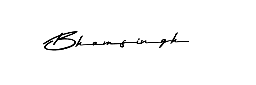 Here are the top 10 professional signature styles for the name Bhomsingh. These are the best autograph styles you can use for your name. Bhomsingh signature style 9 images and pictures png