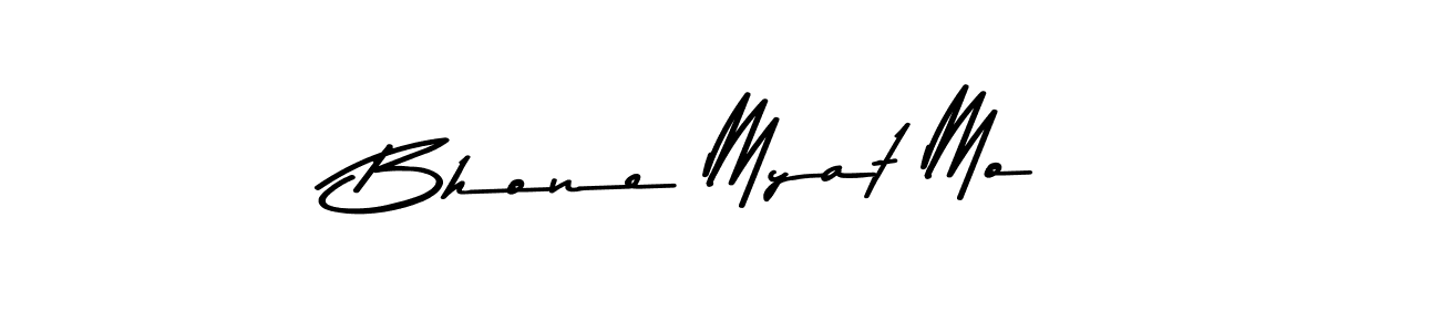 Also we have Bhone Myat Mo name is the best signature style. Create professional handwritten signature collection using Asem Kandis PERSONAL USE autograph style. Bhone Myat Mo signature style 9 images and pictures png