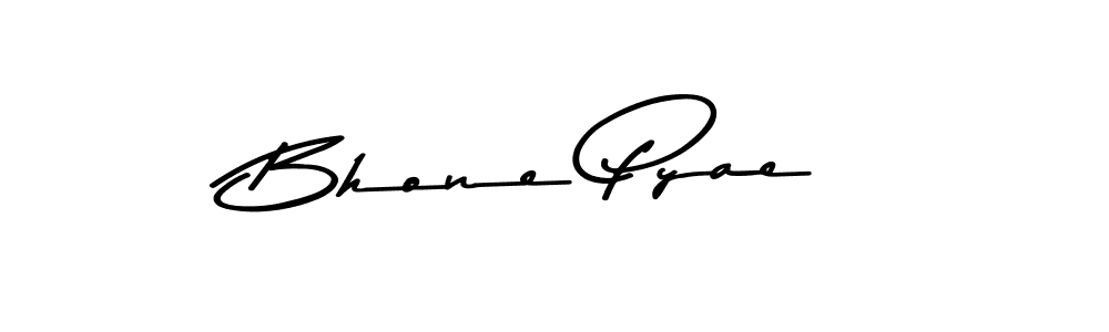 The best way (Asem Kandis PERSONAL USE) to make a short signature is to pick only two or three words in your name. The name Bhone Pyae include a total of six letters. For converting this name. Bhone Pyae signature style 9 images and pictures png