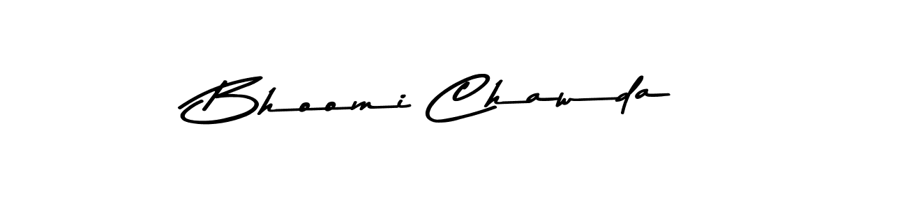 How to make Bhoomi Chawda signature? Asem Kandis PERSONAL USE is a professional autograph style. Create handwritten signature for Bhoomi Chawda name. Bhoomi Chawda signature style 9 images and pictures png