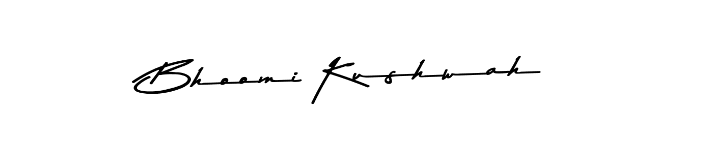 Asem Kandis PERSONAL USE is a professional signature style that is perfect for those who want to add a touch of class to their signature. It is also a great choice for those who want to make their signature more unique. Get Bhoomi Kushwah name to fancy signature for free. Bhoomi Kushwah signature style 9 images and pictures png