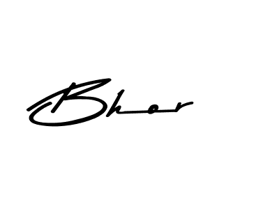 Bhor stylish signature style. Best Handwritten Sign (Asem Kandis PERSONAL USE) for my name. Handwritten Signature Collection Ideas for my name Bhor. Bhor signature style 9 images and pictures png