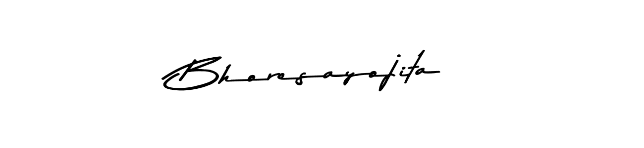 How to make Bhoresayojita signature? Asem Kandis PERSONAL USE is a professional autograph style. Create handwritten signature for Bhoresayojita name. Bhoresayojita signature style 9 images and pictures png