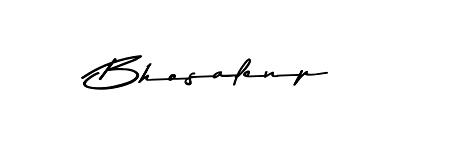 Design your own signature with our free online signature maker. With this signature software, you can create a handwritten (Asem Kandis PERSONAL USE) signature for name Bhosalenp. Bhosalenp signature style 9 images and pictures png