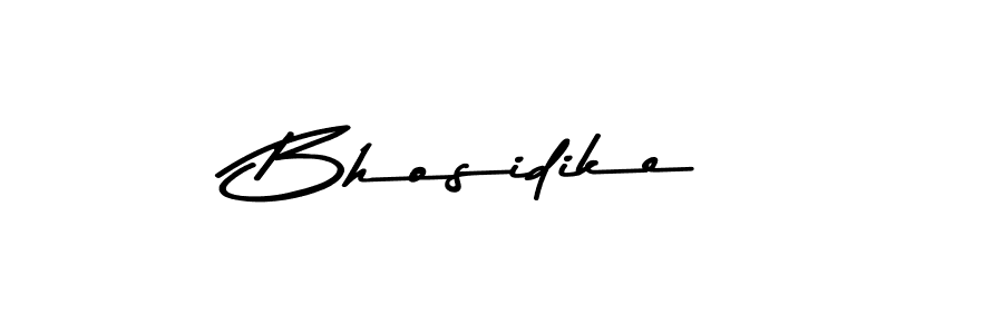 Design your own signature with our free online signature maker. With this signature software, you can create a handwritten (Asem Kandis PERSONAL USE) signature for name Bhosidike. Bhosidike signature style 9 images and pictures png