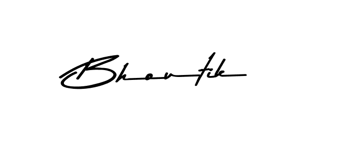 Use a signature maker to create a handwritten signature online. With this signature software, you can design (Asem Kandis PERSONAL USE) your own signature for name Bhoutik. Bhoutik signature style 9 images and pictures png