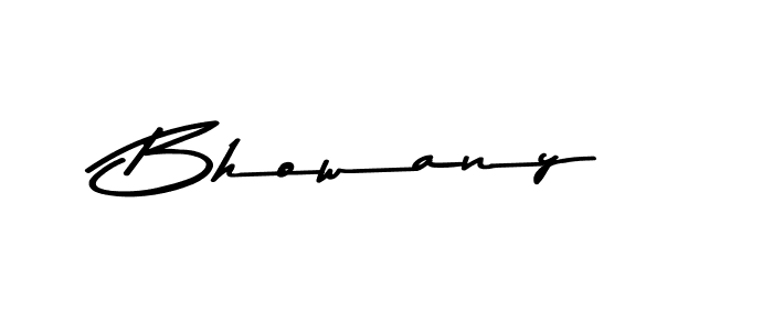 Create a beautiful signature design for name Bhowany. With this signature (Asem Kandis PERSONAL USE) fonts, you can make a handwritten signature for free. Bhowany signature style 9 images and pictures png