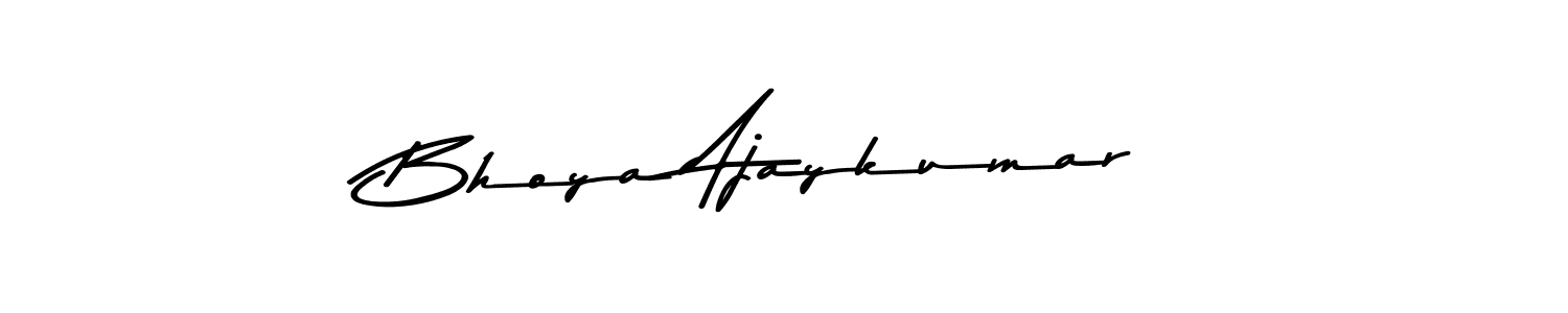 It looks lik you need a new signature style for name Bhoya Ajaykumar. Design unique handwritten (Asem Kandis PERSONAL USE) signature with our free signature maker in just a few clicks. Bhoya Ajaykumar signature style 9 images and pictures png