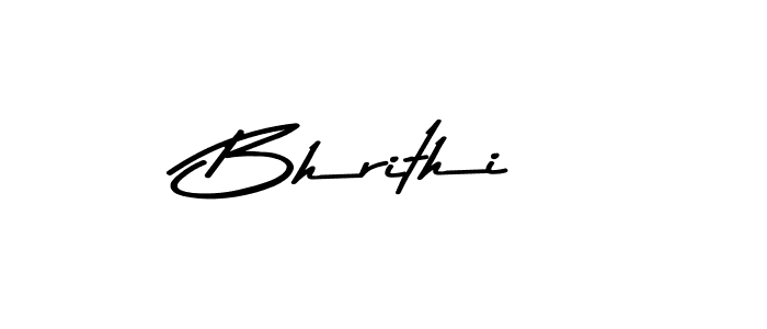 Design your own signature with our free online signature maker. With this signature software, you can create a handwritten (Asem Kandis PERSONAL USE) signature for name Bhrithi. Bhrithi signature style 9 images and pictures png