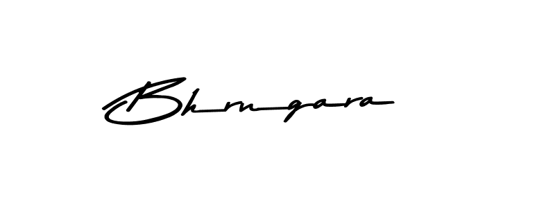 How to make Bhrngara name signature. Use Asem Kandis PERSONAL USE style for creating short signs online. This is the latest handwritten sign. Bhrngara signature style 9 images and pictures png