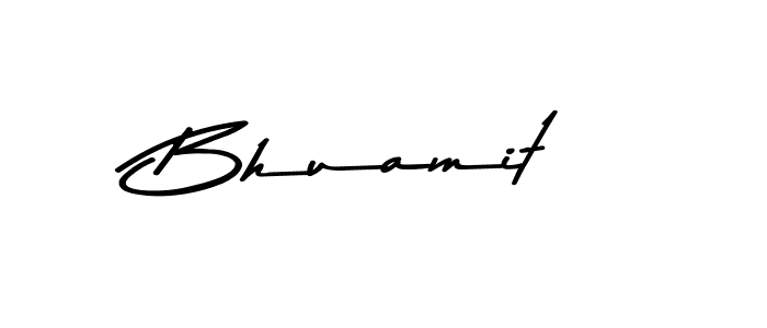 How to make Bhuamit name signature. Use Asem Kandis PERSONAL USE style for creating short signs online. This is the latest handwritten sign. Bhuamit signature style 9 images and pictures png