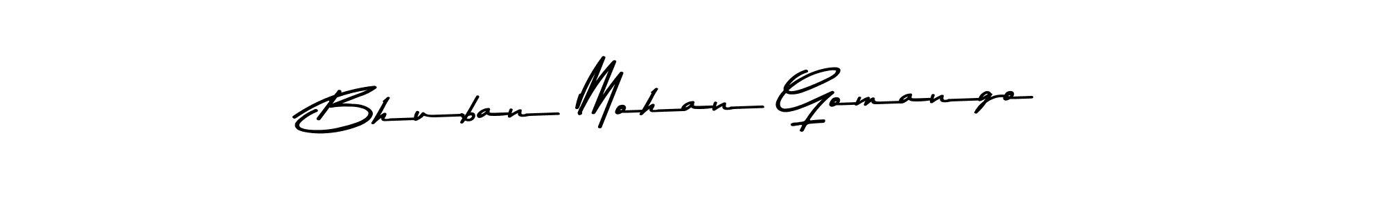 Make a beautiful signature design for name Bhuban Mohan Gomango. Use this online signature maker to create a handwritten signature for free. Bhuban Mohan Gomango signature style 9 images and pictures png