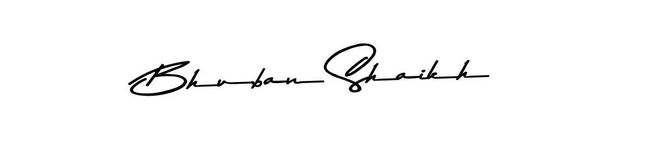 How to make Bhuban Shaikh signature? Asem Kandis PERSONAL USE is a professional autograph style. Create handwritten signature for Bhuban Shaikh name. Bhuban Shaikh signature style 9 images and pictures png