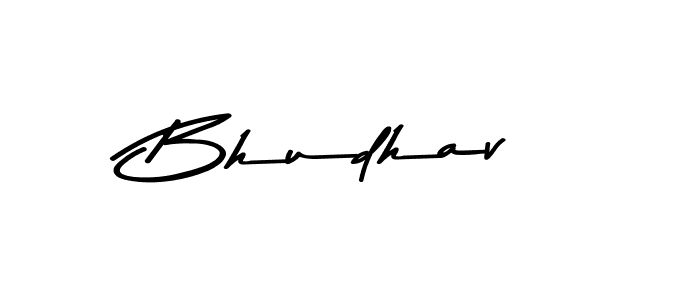 Create a beautiful signature design for name Bhudhav. With this signature (Asem Kandis PERSONAL USE) fonts, you can make a handwritten signature for free. Bhudhav signature style 9 images and pictures png