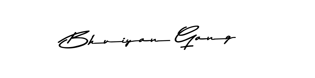 You should practise on your own different ways (Asem Kandis PERSONAL USE) to write your name (Bhuiyan Gang) in signature. don't let someone else do it for you. Bhuiyan Gang signature style 9 images and pictures png