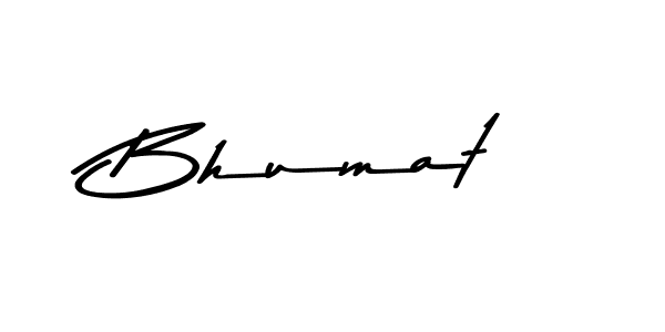How to make Bhumat signature? Asem Kandis PERSONAL USE is a professional autograph style. Create handwritten signature for Bhumat name. Bhumat signature style 9 images and pictures png