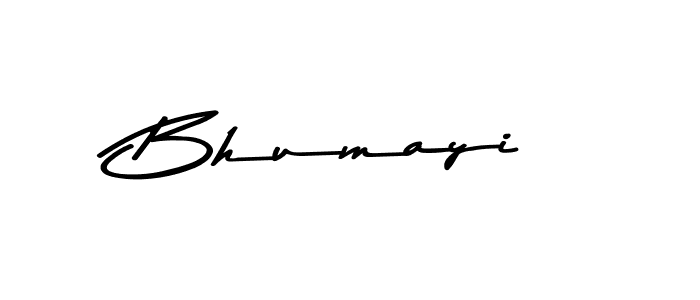 Design your own signature with our free online signature maker. With this signature software, you can create a handwritten (Asem Kandis PERSONAL USE) signature for name Bhumayi. Bhumayi signature style 9 images and pictures png