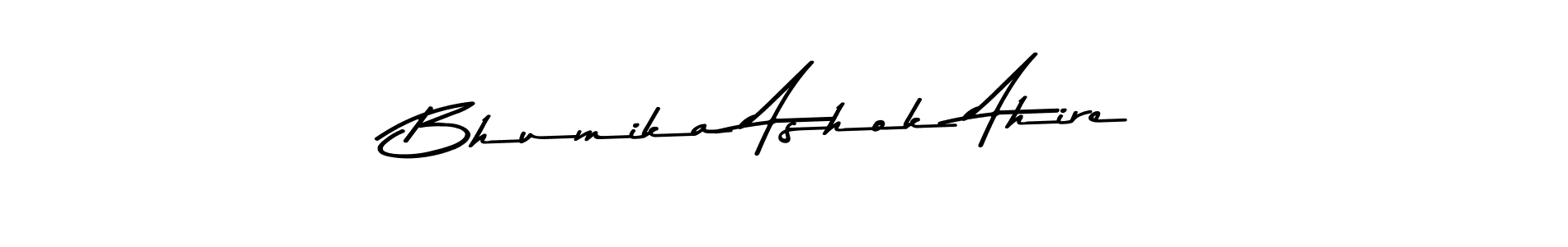 Here are the top 10 professional signature styles for the name Bhumika Ashok Ahire. These are the best autograph styles you can use for your name. Bhumika Ashok Ahire signature style 9 images and pictures png