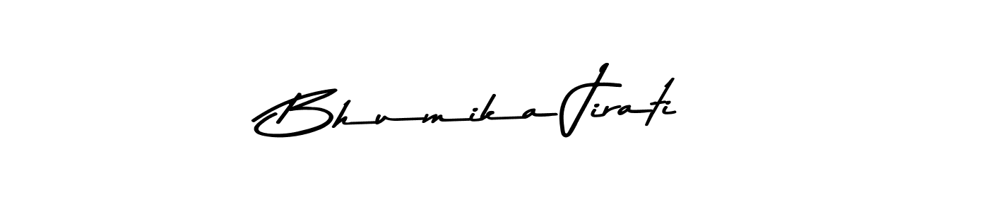 Bhumika Jirati stylish signature style. Best Handwritten Sign (Asem Kandis PERSONAL USE) for my name. Handwritten Signature Collection Ideas for my name Bhumika Jirati. Bhumika Jirati signature style 9 images and pictures png