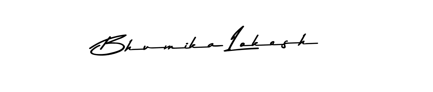 How to make Bhumika Lokesh signature? Asem Kandis PERSONAL USE is a professional autograph style. Create handwritten signature for Bhumika Lokesh name. Bhumika Lokesh signature style 9 images and pictures png