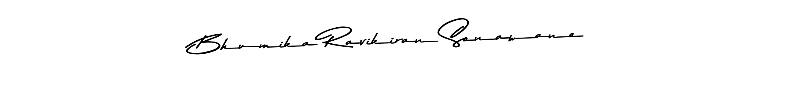 Also You can easily find your signature by using the search form. We will create Bhumika Ravikiran Sonawane name handwritten signature images for you free of cost using Asem Kandis PERSONAL USE sign style. Bhumika Ravikiran Sonawane signature style 9 images and pictures png