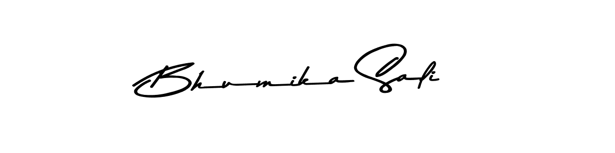 Use a signature maker to create a handwritten signature online. With this signature software, you can design (Asem Kandis PERSONAL USE) your own signature for name Bhumika Sali. Bhumika Sali signature style 9 images and pictures png