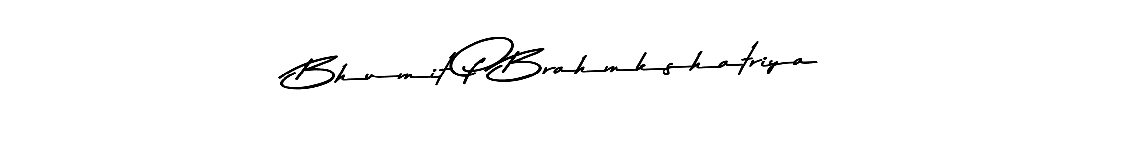 Create a beautiful signature design for name Bhumit P Brahmkshatriya. With this signature (Asem Kandis PERSONAL USE) fonts, you can make a handwritten signature for free. Bhumit P Brahmkshatriya signature style 9 images and pictures png
