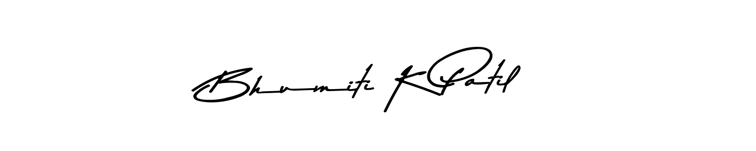 How to Draw Bhumiti K Patil signature style? Asem Kandis PERSONAL USE is a latest design signature styles for name Bhumiti K Patil. Bhumiti K Patil signature style 9 images and pictures png