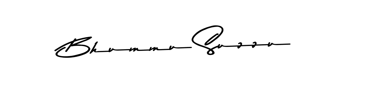 Create a beautiful signature design for name Bhummu Suzzu. With this signature (Asem Kandis PERSONAL USE) fonts, you can make a handwritten signature for free. Bhummu Suzzu signature style 9 images and pictures png