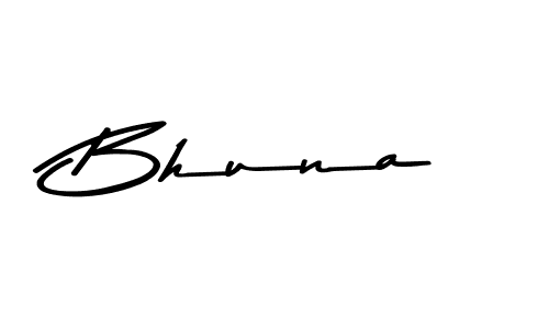 How to make Bhuna name signature. Use Asem Kandis PERSONAL USE style for creating short signs online. This is the latest handwritten sign. Bhuna signature style 9 images and pictures png