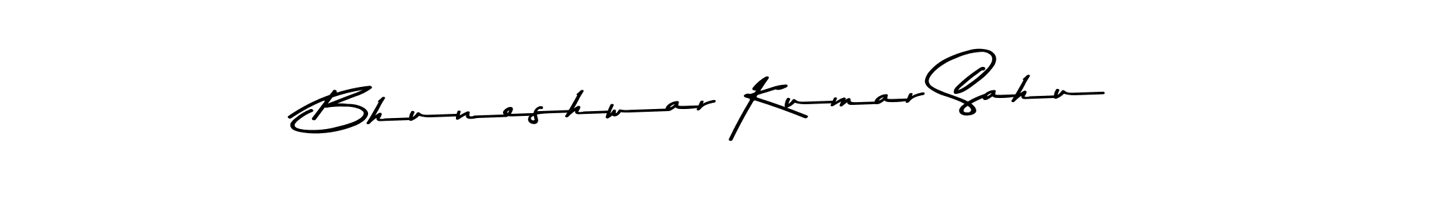 The best way (Asem Kandis PERSONAL USE) to make a short signature is to pick only two or three words in your name. The name Bhuneshwar Kumar Sahu include a total of six letters. For converting this name. Bhuneshwar Kumar Sahu signature style 9 images and pictures png
