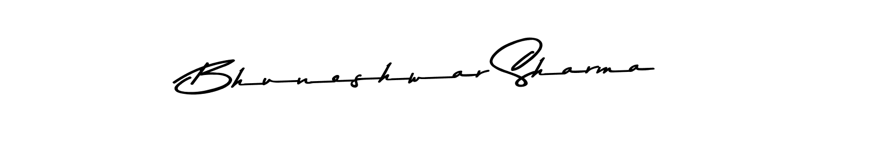 Use a signature maker to create a handwritten signature online. With this signature software, you can design (Asem Kandis PERSONAL USE) your own signature for name Bhuneshwar Sharma. Bhuneshwar Sharma signature style 9 images and pictures png