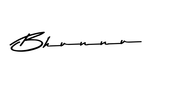 How to make Bhunnu signature? Asem Kandis PERSONAL USE is a professional autograph style. Create handwritten signature for Bhunnu name. Bhunnu signature style 9 images and pictures png