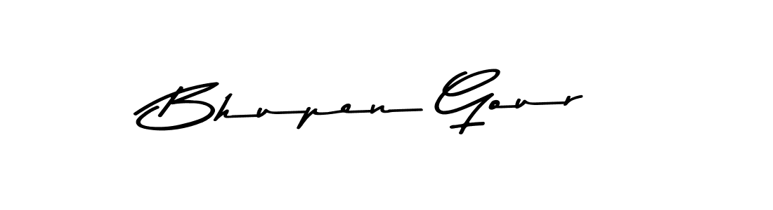 Asem Kandis PERSONAL USE is a professional signature style that is perfect for those who want to add a touch of class to their signature. It is also a great choice for those who want to make their signature more unique. Get Bhupen Gour name to fancy signature for free. Bhupen Gour signature style 9 images and pictures png