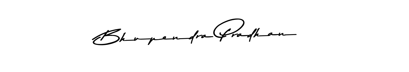 Create a beautiful signature design for name Bhupendra Pradhan. With this signature (Asem Kandis PERSONAL USE) fonts, you can make a handwritten signature for free. Bhupendra Pradhan signature style 9 images and pictures png