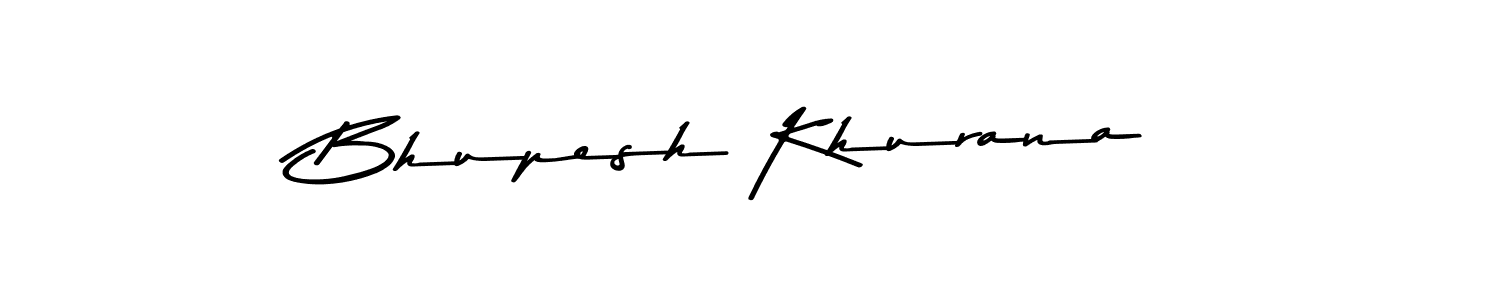 How to make Bhupesh Khurana name signature. Use Asem Kandis PERSONAL USE style for creating short signs online. This is the latest handwritten sign. Bhupesh Khurana signature style 9 images and pictures png