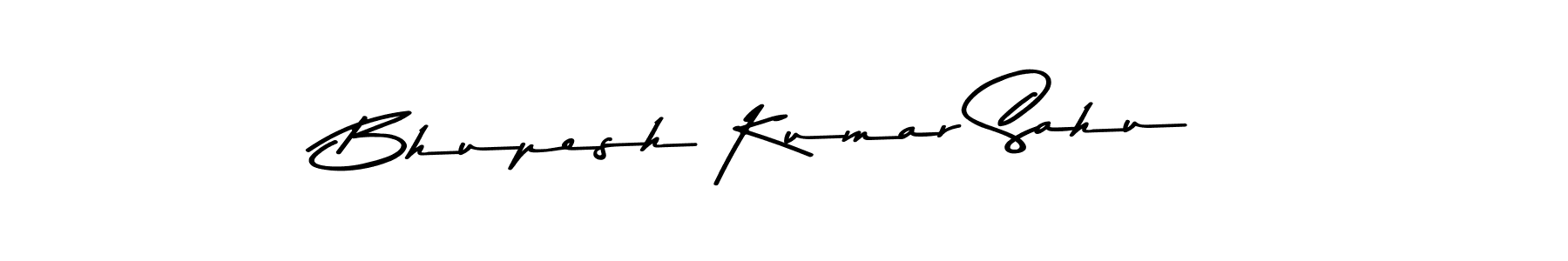 Create a beautiful signature design for name Bhupesh Kumar Sahu. With this signature (Asem Kandis PERSONAL USE) fonts, you can make a handwritten signature for free. Bhupesh Kumar Sahu signature style 9 images and pictures png