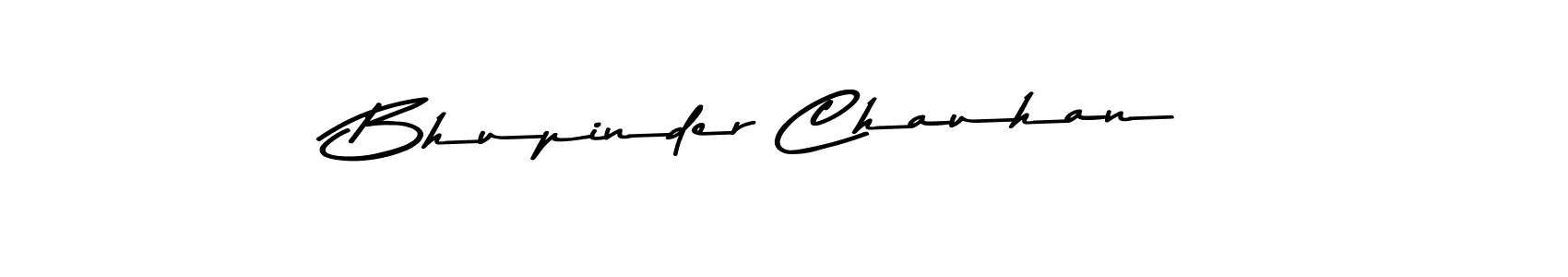 How to make Bhupinder Chauhan name signature. Use Asem Kandis PERSONAL USE style for creating short signs online. This is the latest handwritten sign. Bhupinder Chauhan signature style 9 images and pictures png