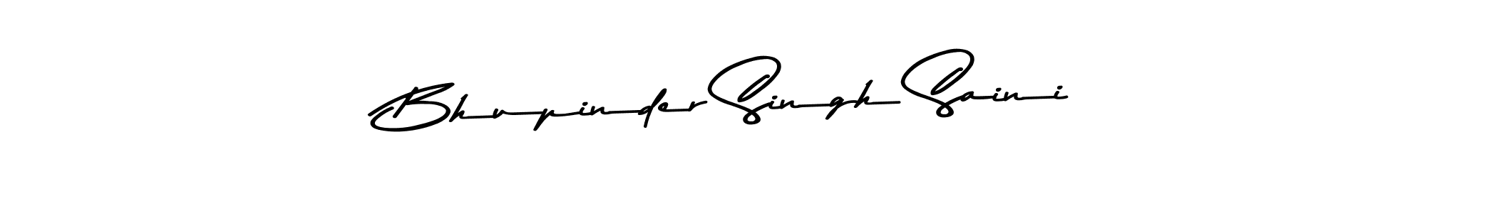 How to make Bhupinder Singh Saini name signature. Use Asem Kandis PERSONAL USE style for creating short signs online. This is the latest handwritten sign. Bhupinder Singh Saini signature style 9 images and pictures png